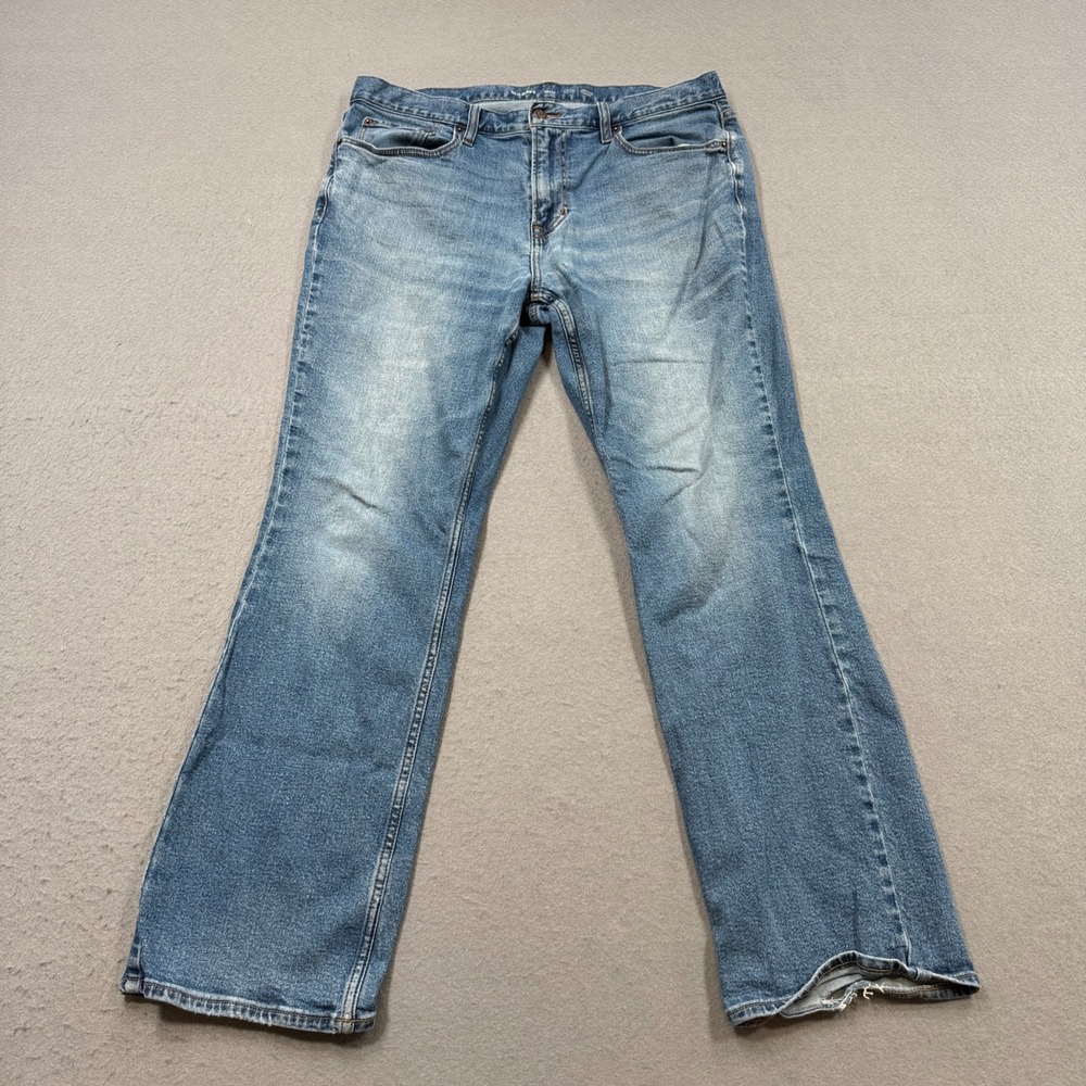 Old Navy Jeans Men's 36x32 Blue Medium Wash Built-In Flex Bootcut Mid Rise Denim